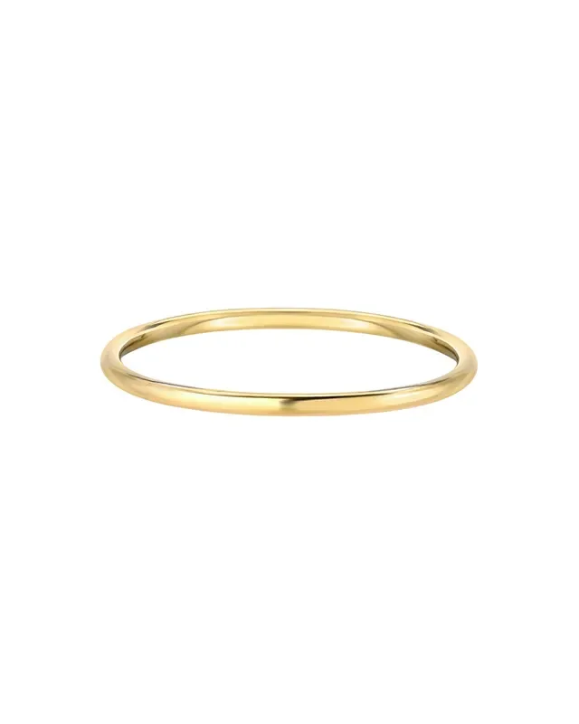 14k Gold Thin Band