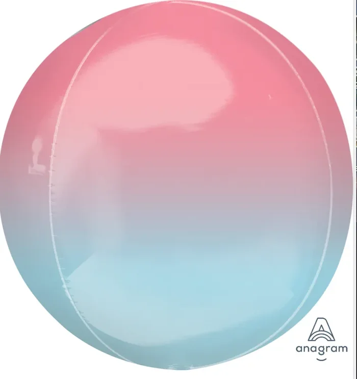 16 ” Pink and Blue Orbz Balloon