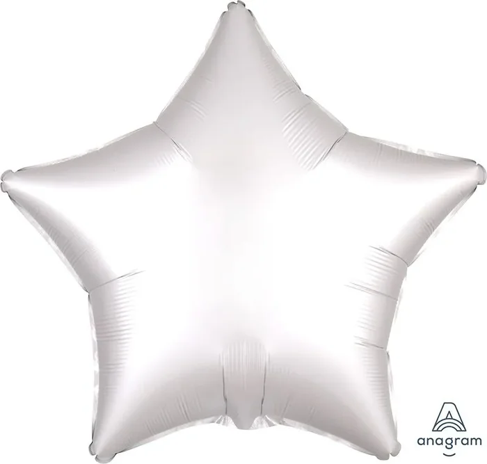 18 ” Satin Luxe White Star Balloon