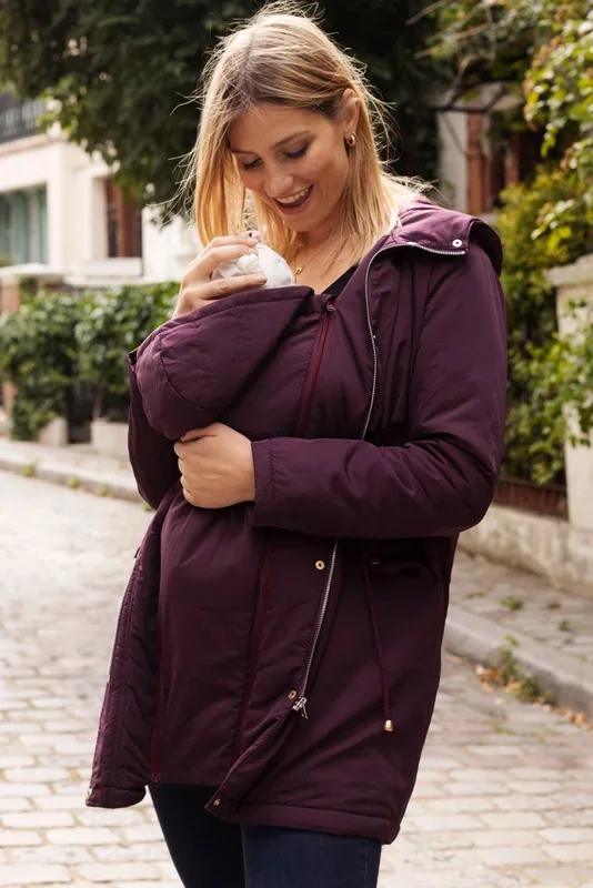 2 in 1 Umstands- und Tragejacke