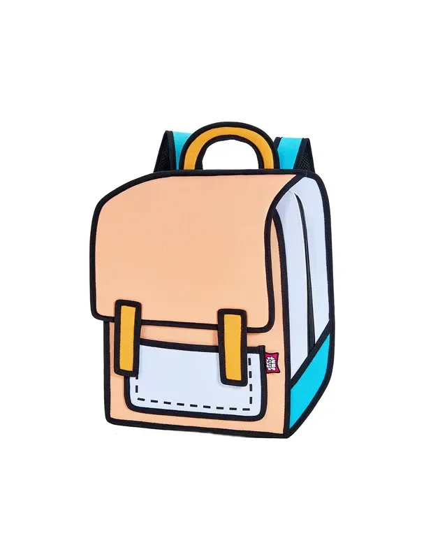 2d Backpack Spaceman Trip Pop Cantaloupe