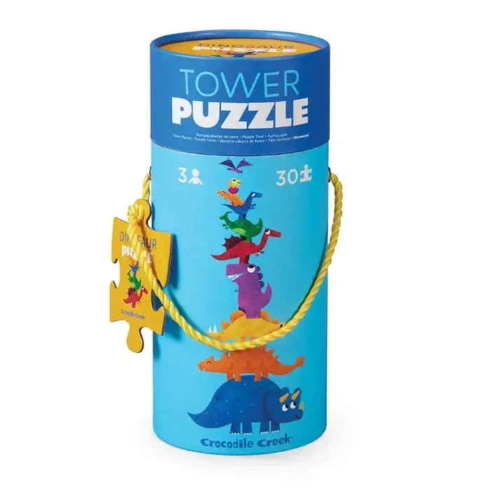 30-Piece Tower Puzzle | Dinosaur