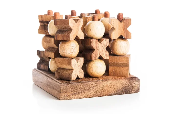 3d Tic Tac Toe – Wooden Xoxo Game