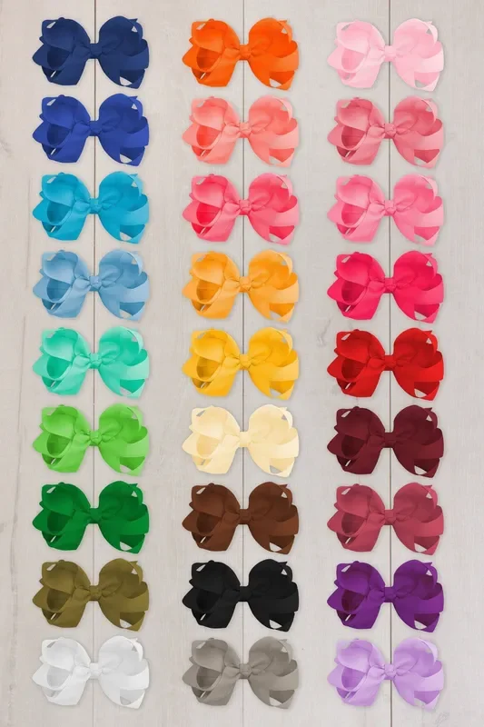 4 ” Chunky Double Loop Bows