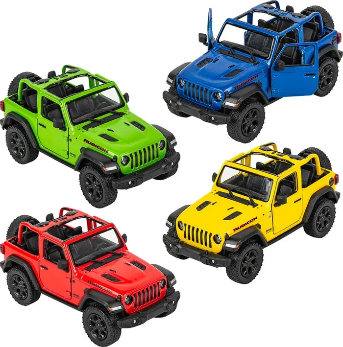 5 ” Die-cast 2018 Jeep Wrangler Open Top