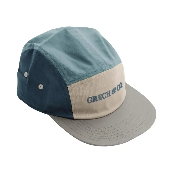 5 Panel Hat | Anti Uv – Sky Blue + Desert Teal