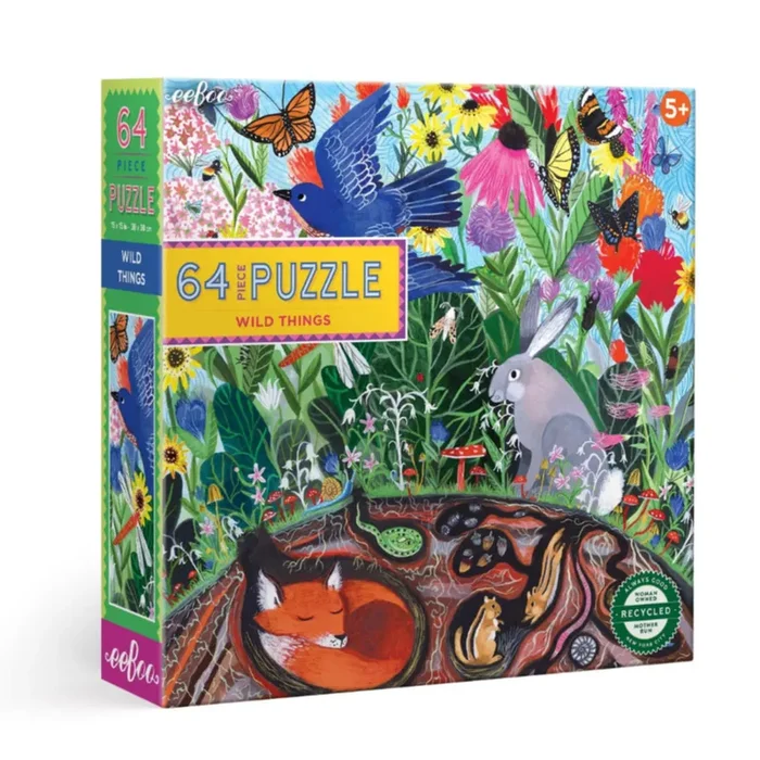 64 Piece Puzzle – Wild Things