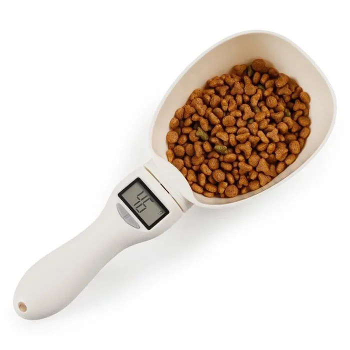 800g / 1g Pet Food Scale Cup for Dog and Cat Feeding Bowl Kitchen Scale Spoon Measuring Spoon Measuring Cup Portable with LED Display
