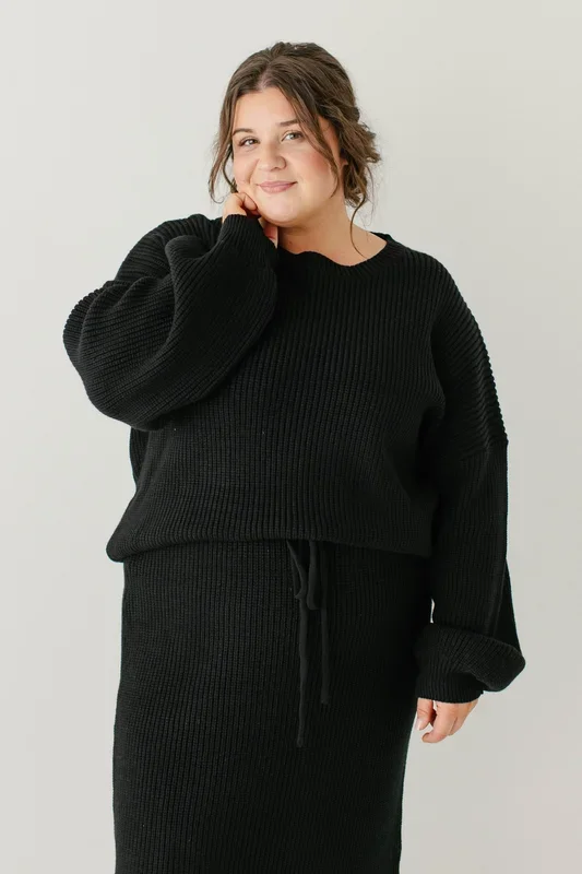 ‘Jordyn’ Drop Sleeve Sweater