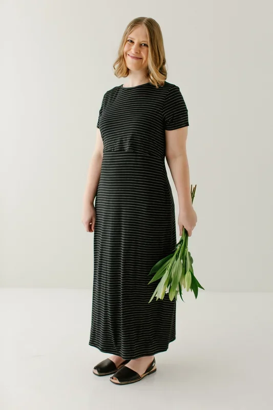 ‘Rachel’ Bamboo Blend Nursing Friendly Dress FINAL SALE