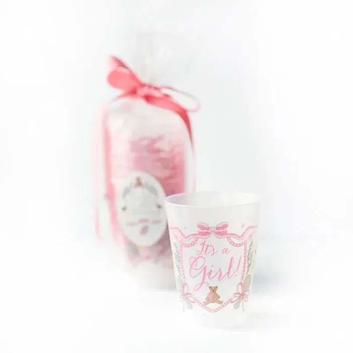 “It’s A Girl! ” cups
