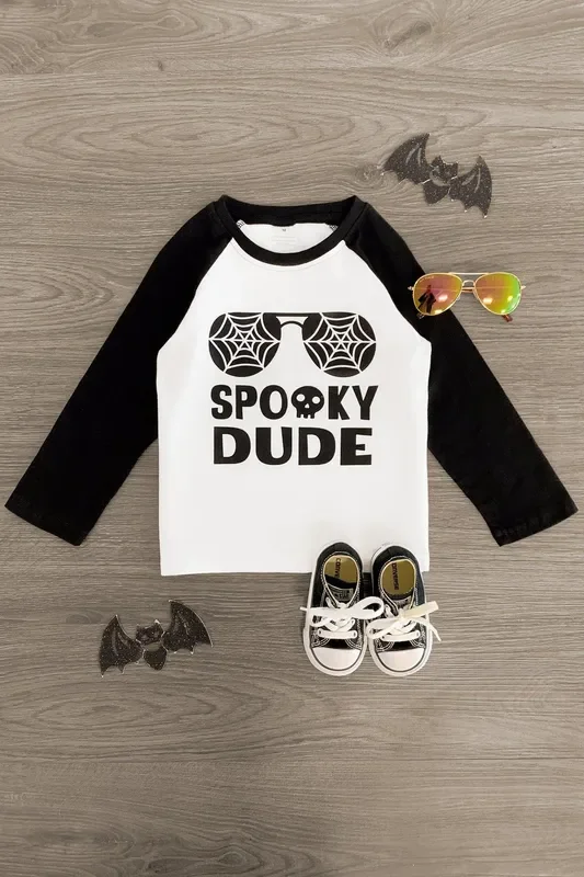 “Spooky Dude ” Spiderweb Sunglasses Top