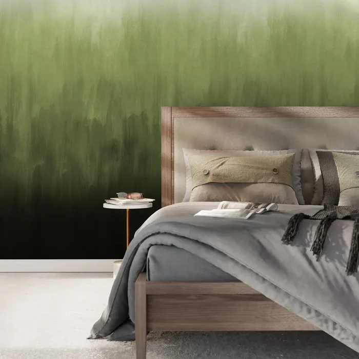 Abstract Wallpaper With An Ombre Effect In Green And Black – X160