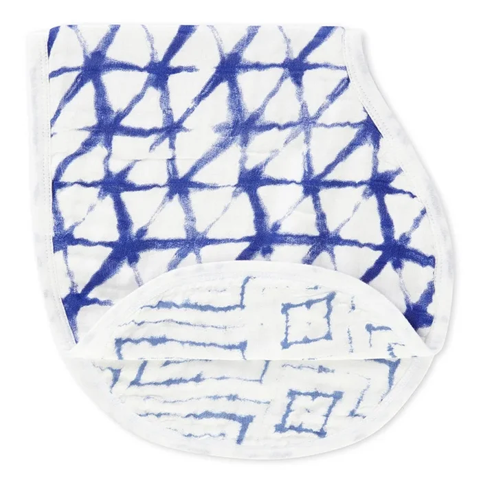 aden+anais Burpy Bib Silky Soft in Indigo