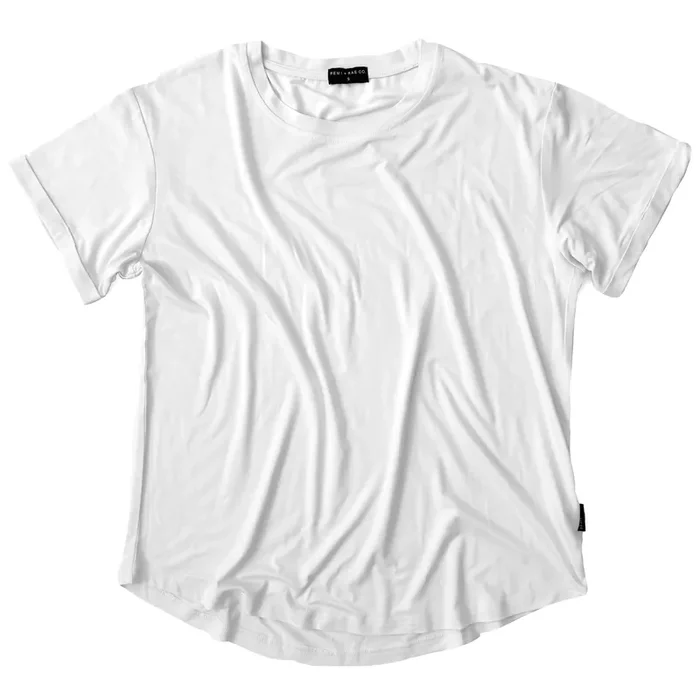 Adult – Bamboo Basic Tee – White