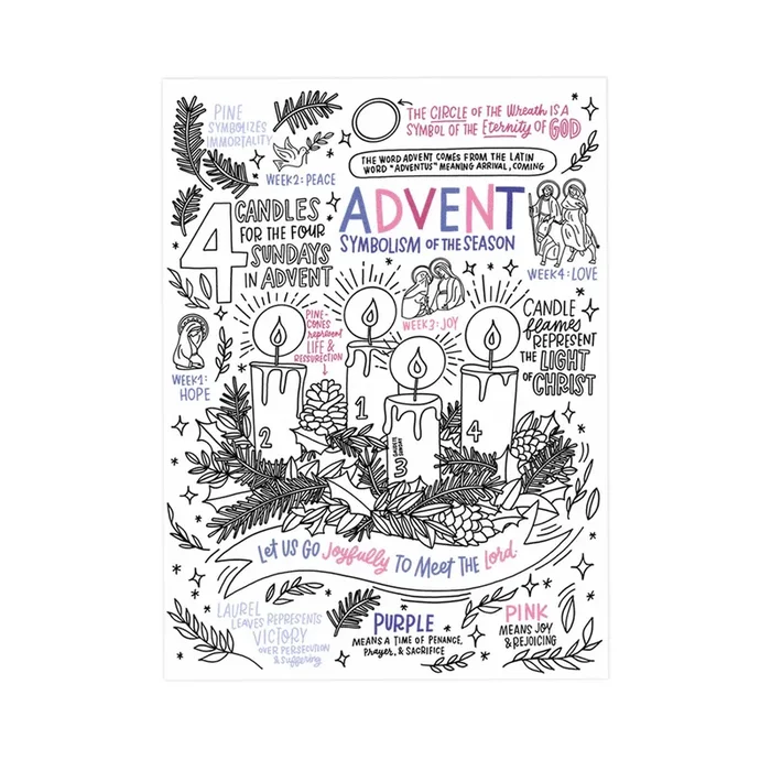 Advent Jumbo Activity Sheet – 3 Pack