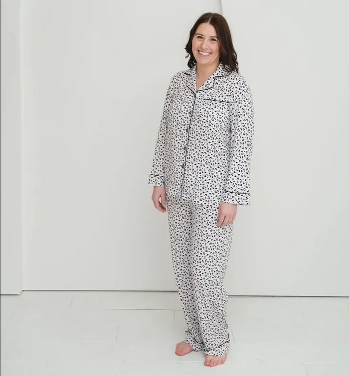 Allie Leopard Bamboo Women’s Luxe Lounge Set
