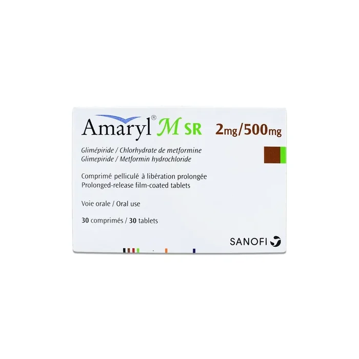 Amaryl M Sr 2 mg/500 mg 30 Tablet