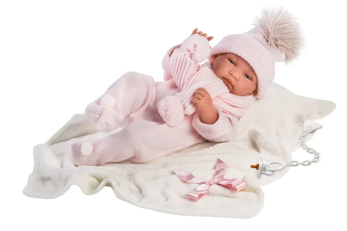 Anatomically Correct Baby Doll With Blanket | 17 ” | Jill
