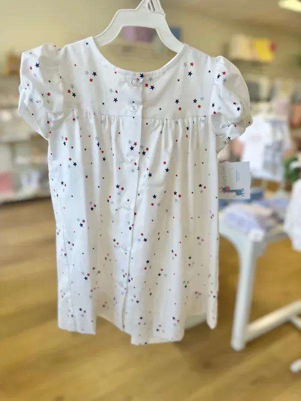 Anvy Kids Patriotic Star Clara Dress