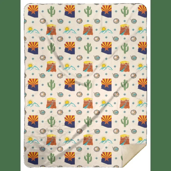 Arizona Plush Throw Blanket 60×80