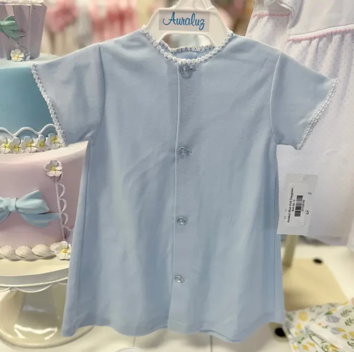 Auraluz Blue Knit Daygown