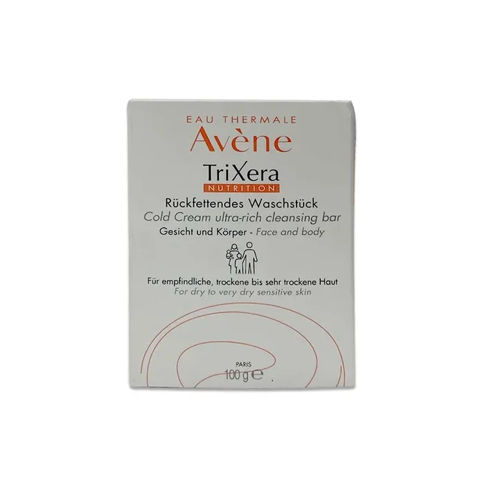 Avene TriXera Nutrition Cold Cream Ultra Rich Cleansing Bar 100g