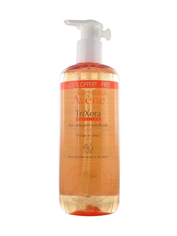 Avene TriXera Nutrition Nutri Fluid Cleansing Gel 500 ml