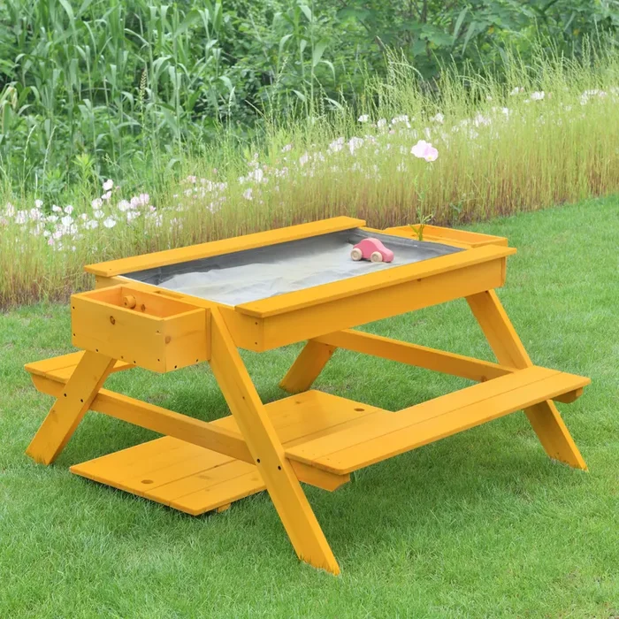 Avenlur Mojave – Eco-Friendly Wooden Outdoor Picnic and Sand Table Playset