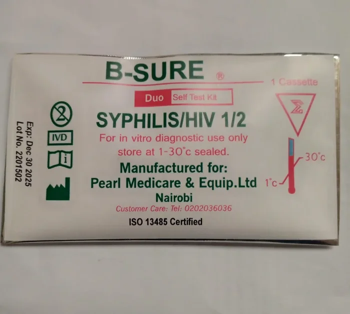B-Sure Syphilis & HIV Self Test Kit – 1 piece
