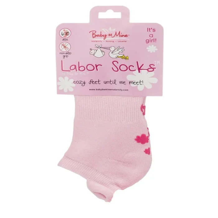 Baby Be Mine Its A Girl! Push and Labor Socks