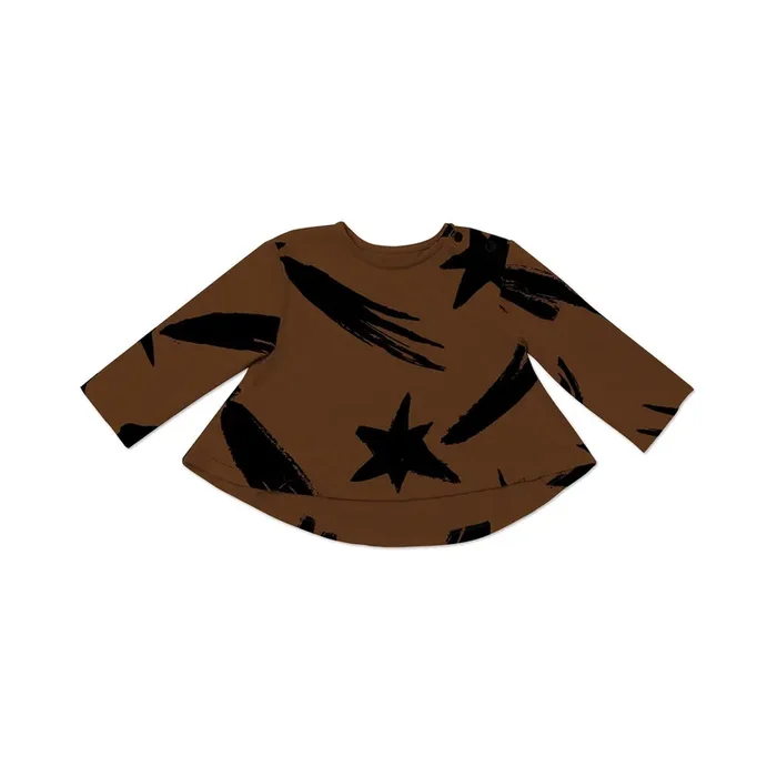 Baby Hi-low Jersey Tunic | Brown
