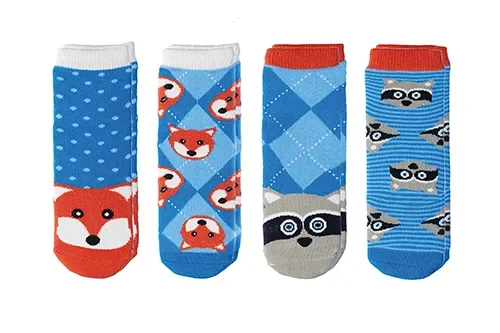 Baby/kids Cabin Socks Set – Fox | Raccoon