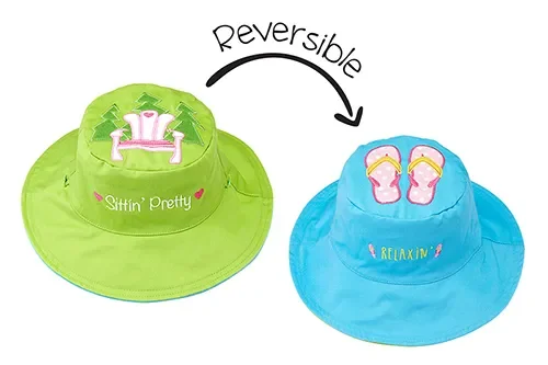Baby/kids Reversible Sun Hat – Muskoka Chair | Flip Flops