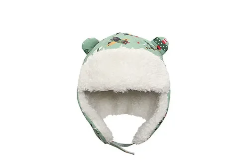 Baby/kids Water Repellent Trapper Hat – Black Bear