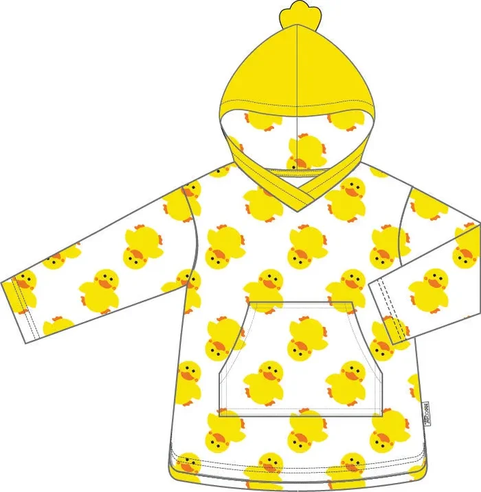 Baby Terry Swim Coverup – Puddles The Duck (new) **pre-order (orders Will Ship In Full Early March ’25)**