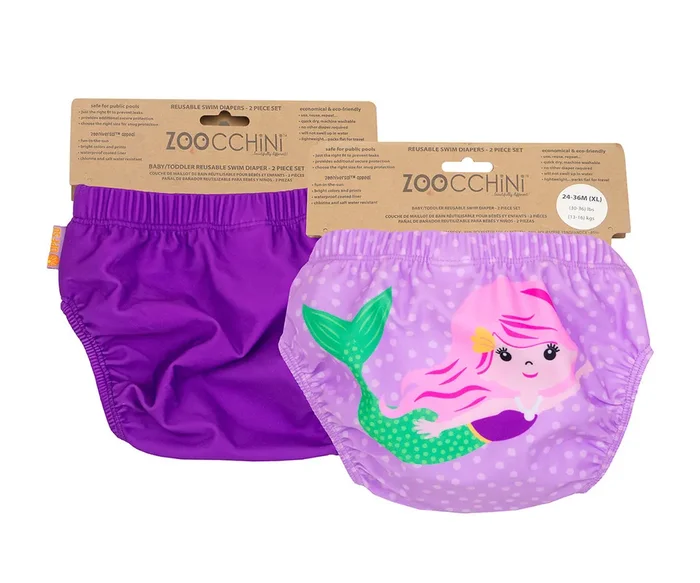 Baby/toddler Reuseable Swim Diaper Set (2 Pcs) – Mia The Mermaid