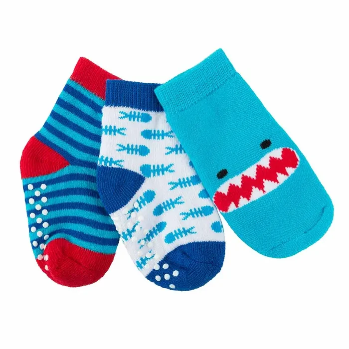 Baby/toddler Terry Socks Set (3-pk) – Sherman The Shark