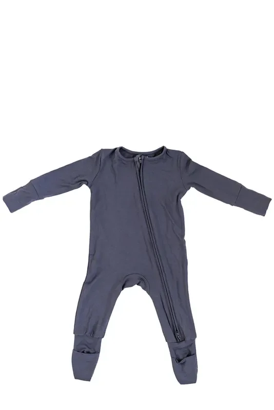 Bamboo Baby Convertible Jumpsuit 0-3 Months – Navy Blue