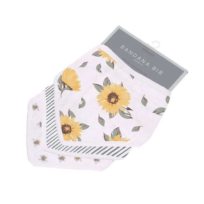 Bamboo Bandana Bibs 3 Pack – Sunrise to Sunset