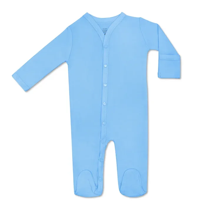 Bamboo Blend Footie – Baby Blue