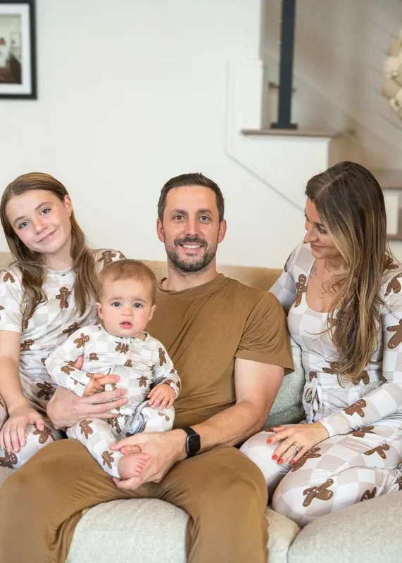 Bamboo Men’s Christmas Pajamas | Matching Family Holiday Set – Gingerbread