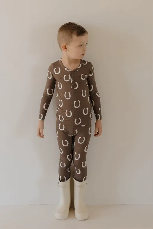 Bamboo Two Piece Pajamas | Giddy Up