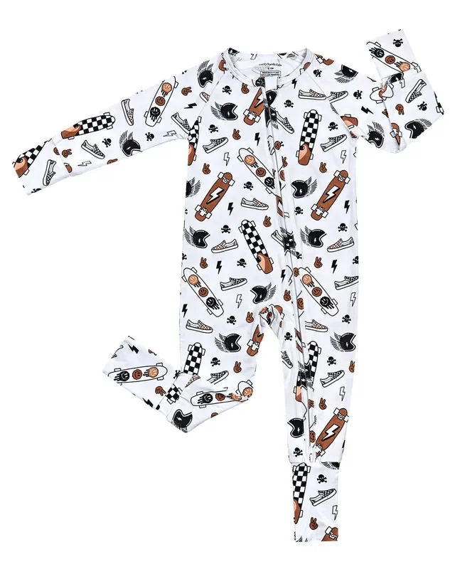Bamboo Zip Romper | Sk8er