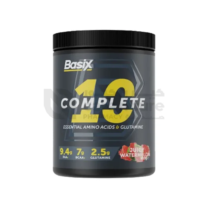 Basix Complete 10 Essential Amino Acids And Glutamine – Juicy – 405 g