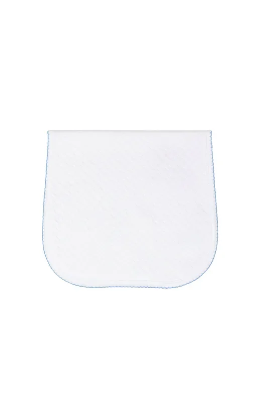 Basket Weave Baby Burp Cloth