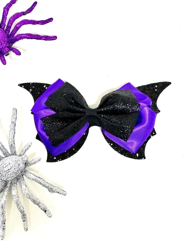 Bat Bows – Purple