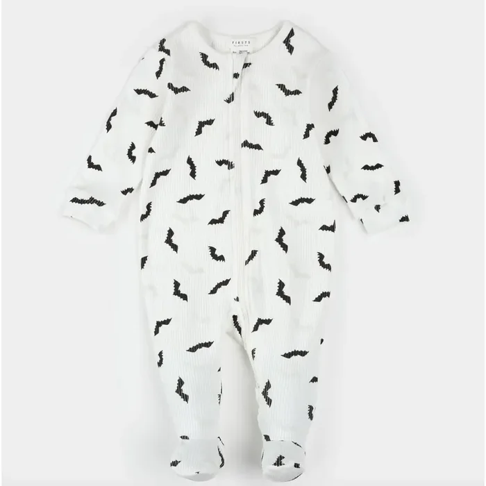 BATS GLOW IN THE DARK SLEEPER-OFF WHITE