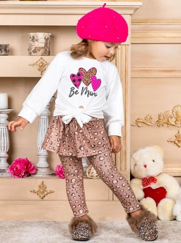 Be Mine Skirt-Legging Set