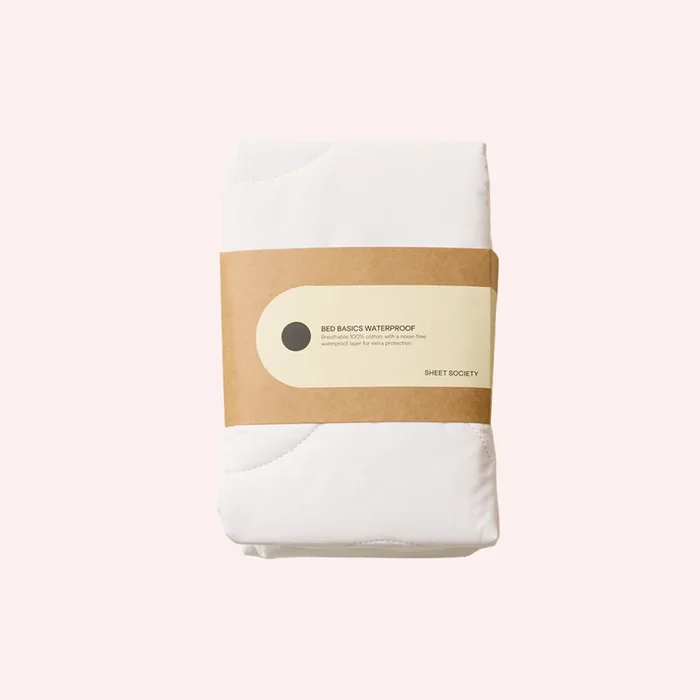 Bed Basics Waterproof Mattress Protector – White